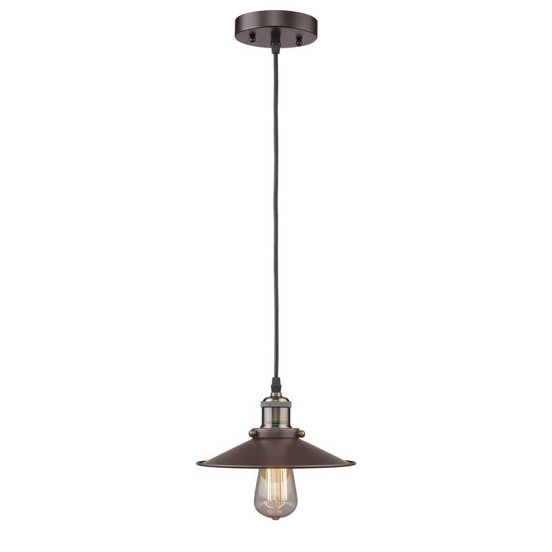 Chloe Loft/ Industrial 1-light Oil Rubbed Bronze Mini Pendant