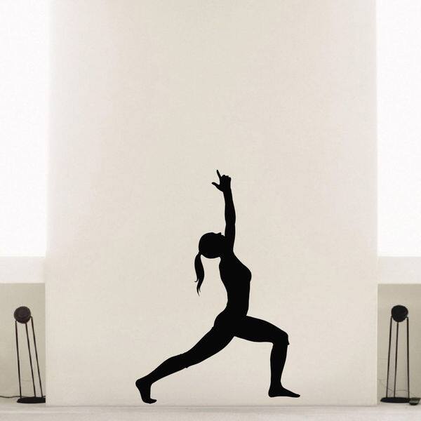 Yoga Pose GYM Decor Vinyl Wall Art Decal Sticker Overstock 10578148