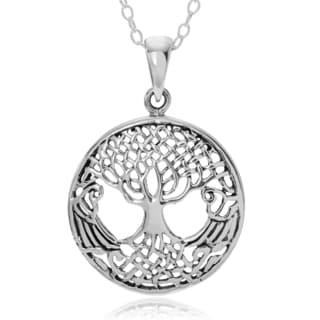 Carolina Glamour Collection Sterling Silver Tree of Life Necklace ...