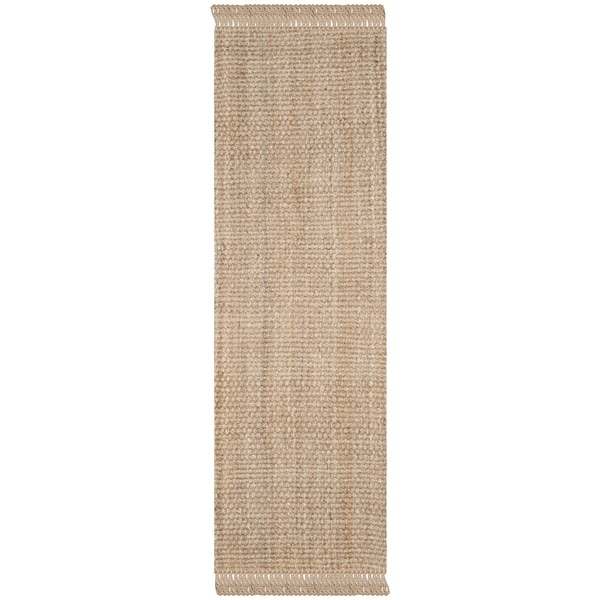 Safavieh Casual Natural Fiber Hand-Woven Natural Jute Rug (2'6 x 12 ...