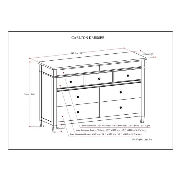 Shop Wyndenhall Sterling Solid Wood 58 Inch Wide Contemporary