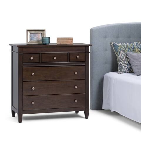 Wyndenhall Sterling Solid Wood 36 Inch Wide Contemporary Bedroom