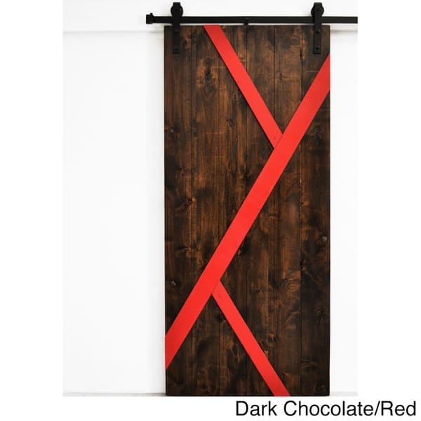 Shop Dogberry Mod Y Double Barn Doors 36 W X 82 H Each Fully