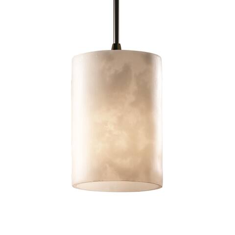 Justice Design Clouds 1-light Dark Bronze Pendant