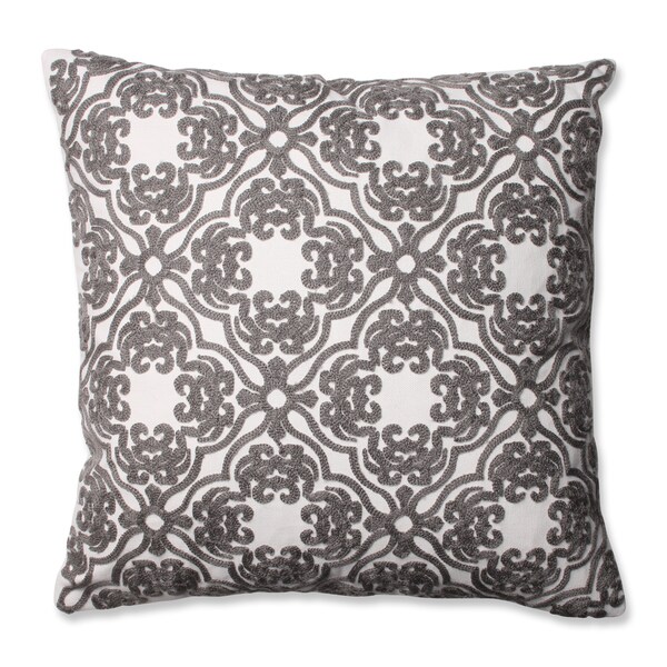 soft gray throw pillows