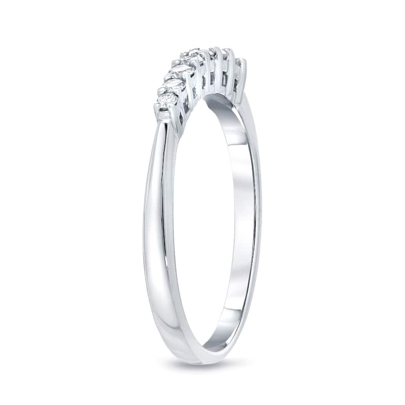 Auriya Graduating Round Diamond Wedding Band 1/2ct TDW 14k Gold