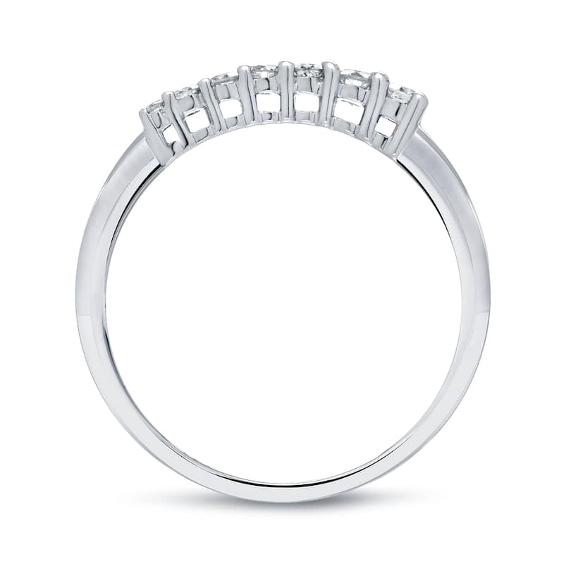 Auriya Graduating Round Diamond Wedding Band 1/2ct TDW 14k Gold