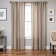 preview thumbnail 4 of 3, Softline Monica Pedersen Pacific Stripe Drapery Chocolate - 54 x 108 - 108 Inches - Single Panel