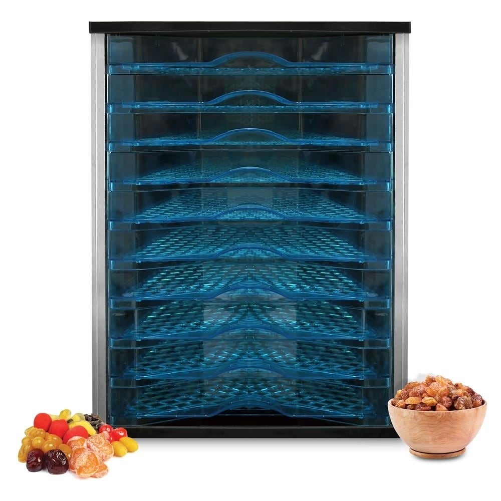 Pyle NutriChef PKFD25 Large Capacity Electric Food Dehydrator/Preserver -  Black - Bed Bath & Beyond - 10582757