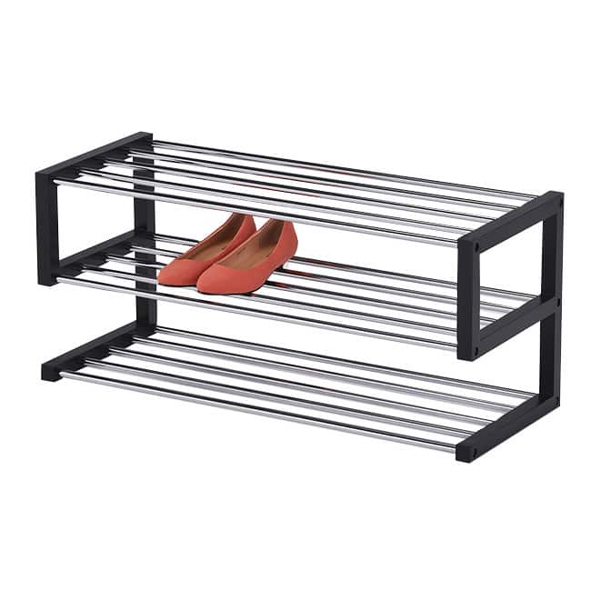 K&B Modern 3-tier Shoe Rack