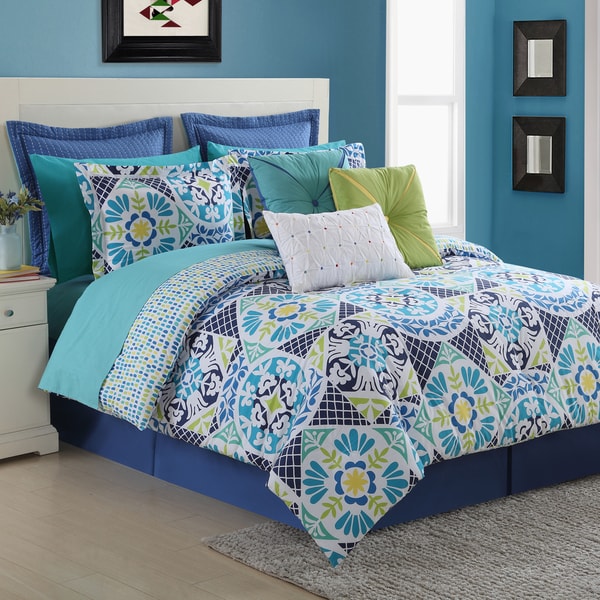 Fiesta Tile Comforter Set   Shopping