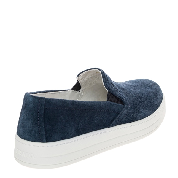 womens navy blue slip on sneakers