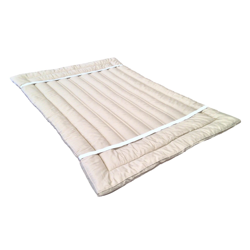 Sleep & Beyond Washable and Reversible Wool Mattress Pad - Cal King