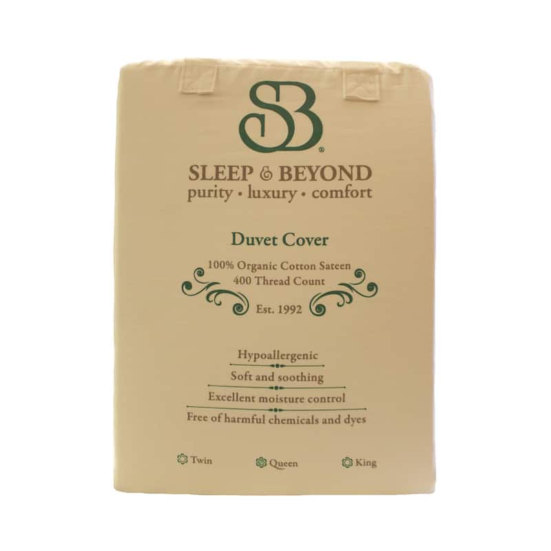 Sleep & Beyond Cotton Sateen Duvet Cover