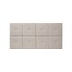 Porch & Den Rigdon Tufted Natural Linen Headboard - Thumbnail 2