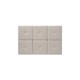 Porch & Den Rigdon Tufted Natural Linen Headboard - Thumbnail 1