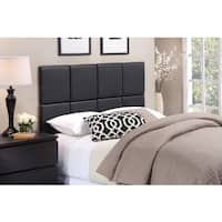 Foremost Tessa Headboard Tiles in Matte Black PU