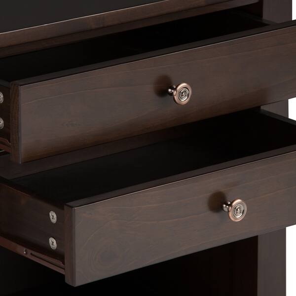 Shop Wyndenhall Sterling Solid Wood 24 Inch Wide Contemporary