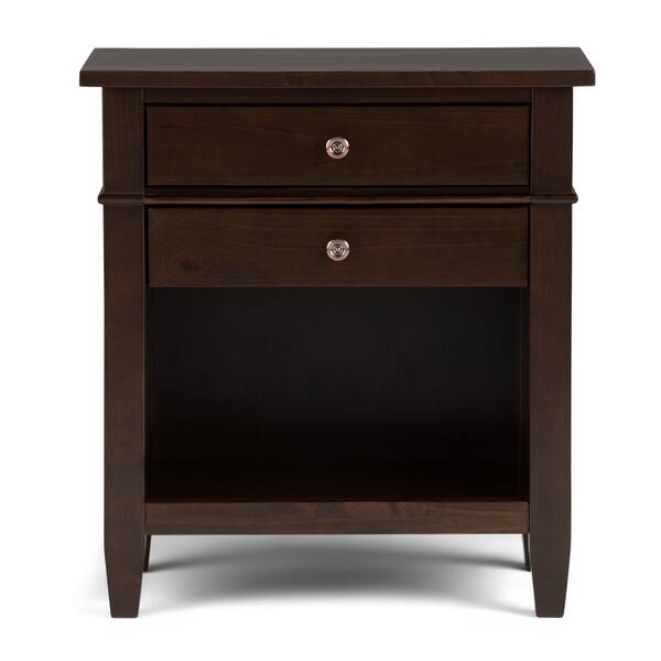 Shop Wyndenhall Sterling Solid Wood 24 Inch Wide Contemporary