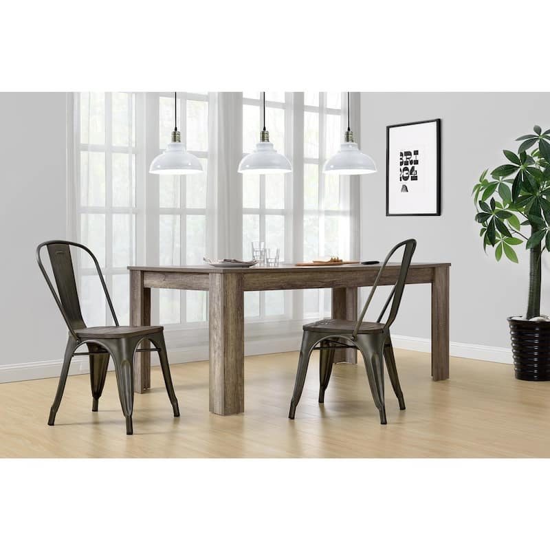 Avenue Greene Filipa Metal Dining Chair, Set of 2 - N/A