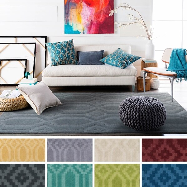 Hand-Loomed Hinckley Wool Rug (8' x 10') - 8' x 10'