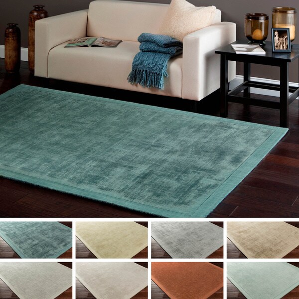 Shop HandLoomed Kesgrave Viscose Rug 9' x 12' Free Shipping Today 10584614