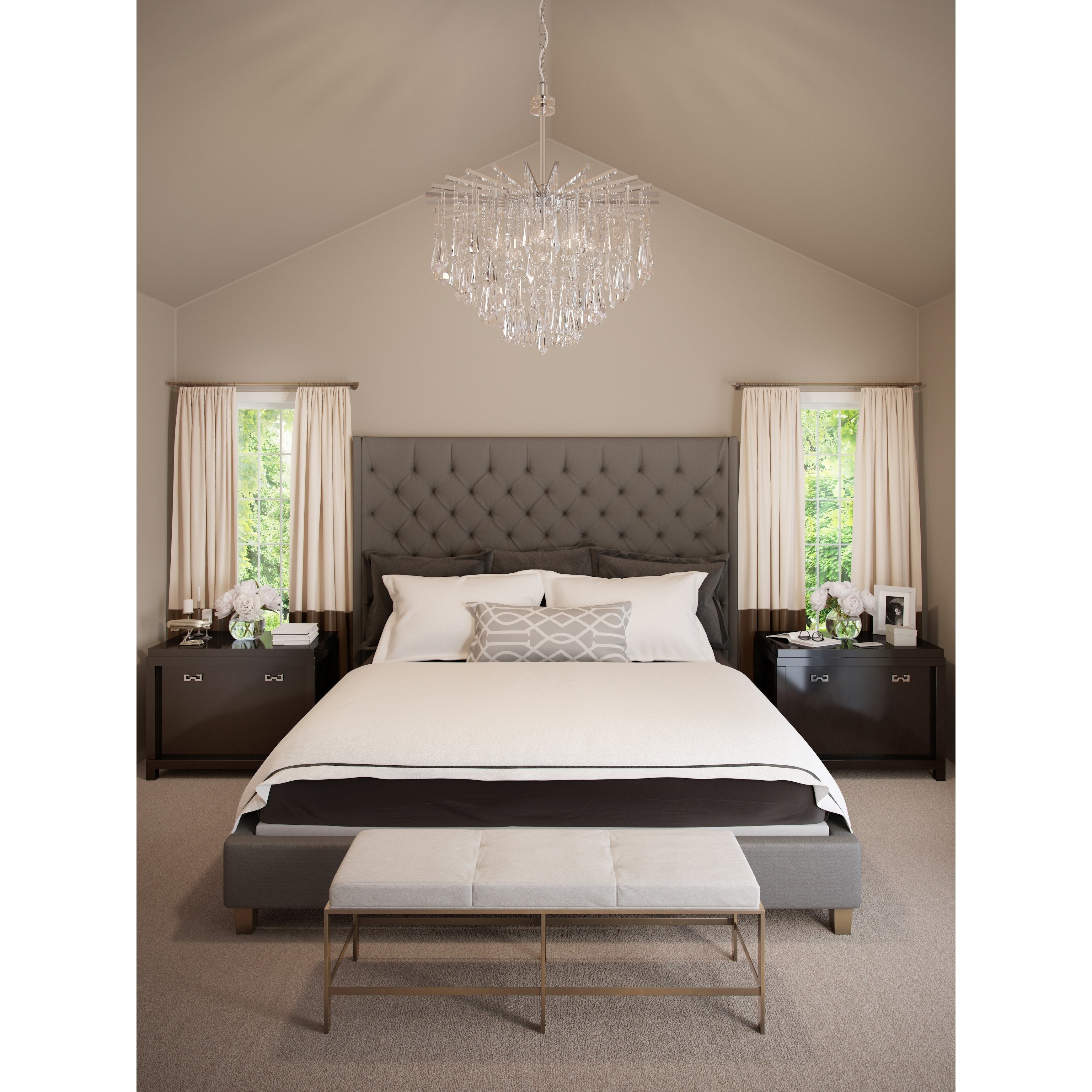 Donny Osmund Carrington 6-light Polished Nickel Chandelier - Chandeliers For Bedrooms by Overstock.com