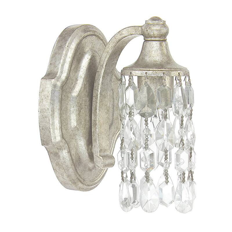 Blakely 1-light Antique Silver Wall Sconce - Antique Silver - Antique Silver