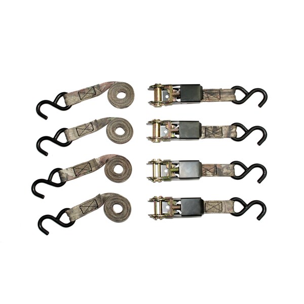 Secure It 4 Piece Mossy Oak Camo Ratchet Straps