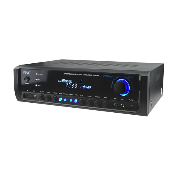 Pyle PT390BTU 300-watt Bluetooth Home Theater Stereo Receiver with Aux