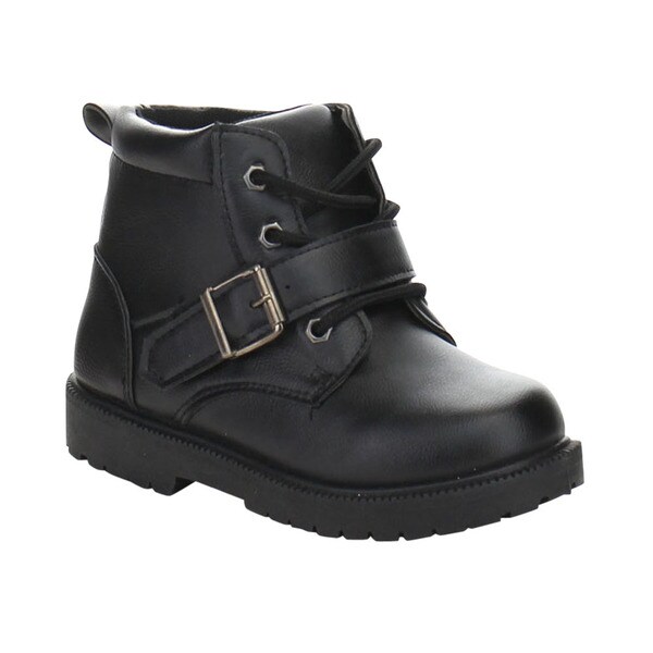 Daviccino DB-04 Boys' Lace Up Lug Sole Ankle Booties - 17659831 ...