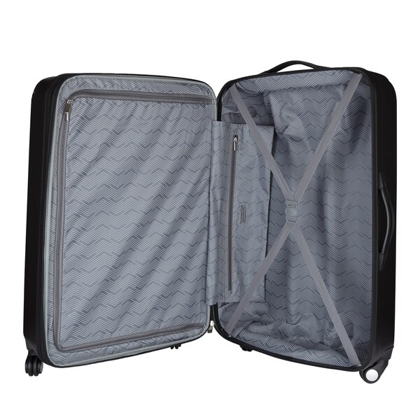 travelers club expandable top suitcase luggage