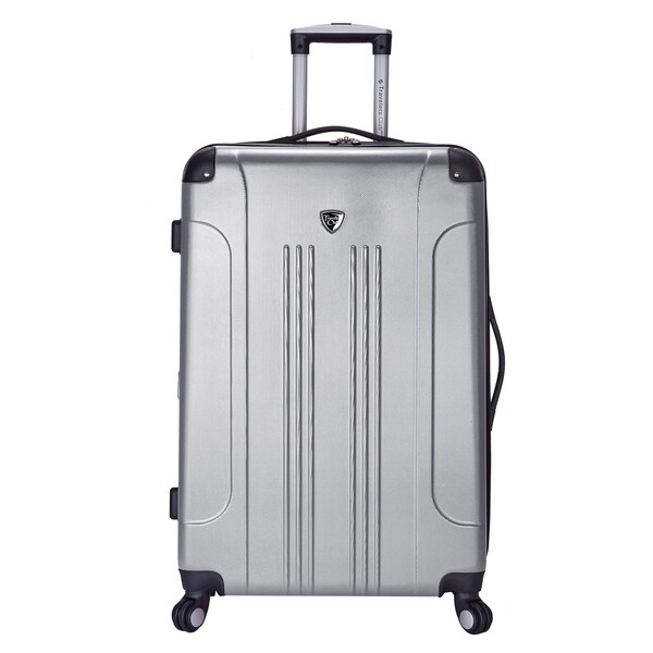 travelers club expandable top suitcase luggage