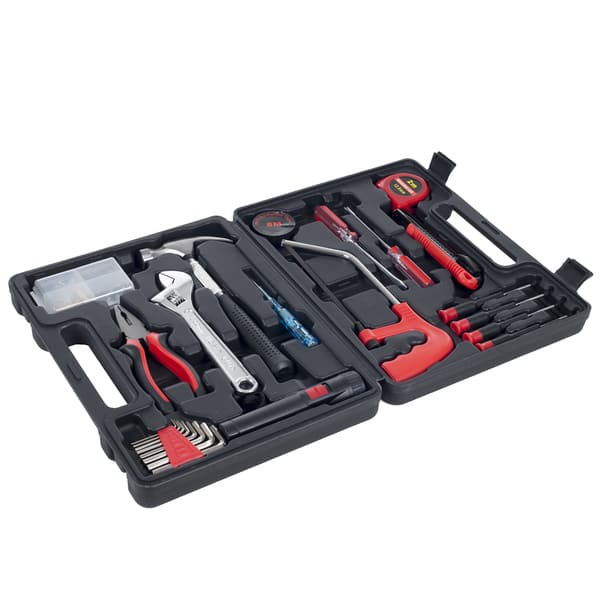 Household Hand Tools, 65 Piece Tool Set by Stalwart, Set Includes ...