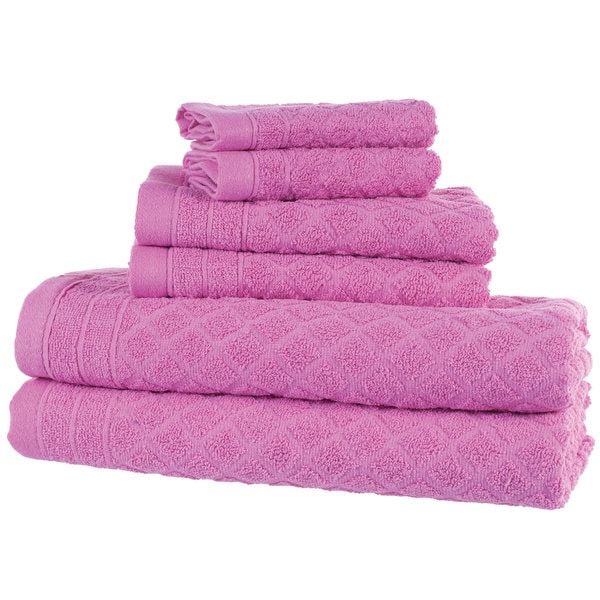 Windsor Home 6-Piece Towel Set - Pink