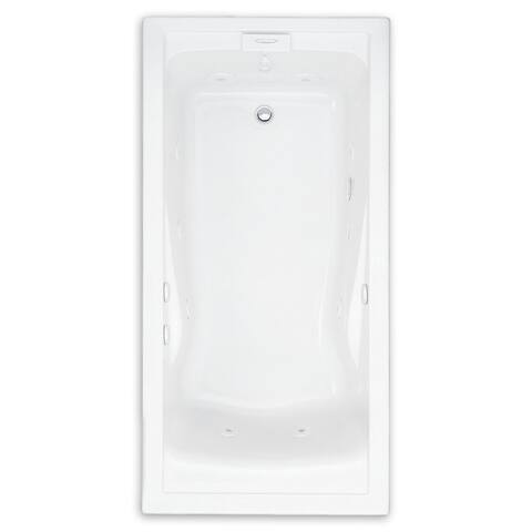 American Standard Evolution 72 Inch by 36 Inch Deep Soak EverClean Whirlpool White
