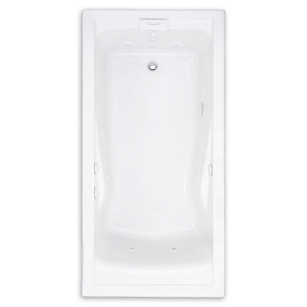 American Standard Evolution 72 Inch by 36 Inch Deep Soak EverClean Whirlpool White