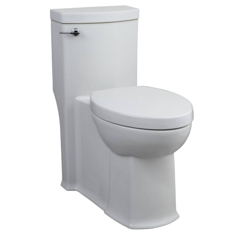 American Standard White FloWise Right Height Elongated 1-piece Toilet