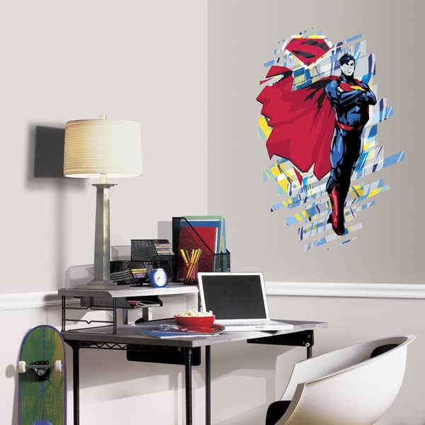 slide 2 of 3, Classic Superman Giant Wall Graphic