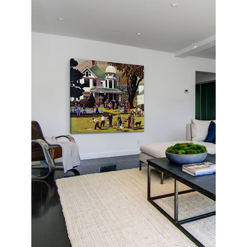 Marmont Hill - Family Reunion by John Falter Painting Print on Canvas