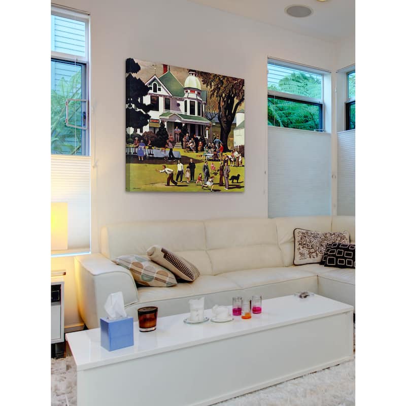 Marmont Hill - Family Reunion by John Falter Painting Print on Canvas