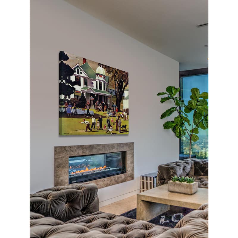 Marmont Hill - Family Reunion by John Falter Painting Print on Canvas