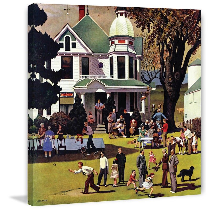 Marmont Hill - Family Reunion by John Falter Painting Print on Canvas