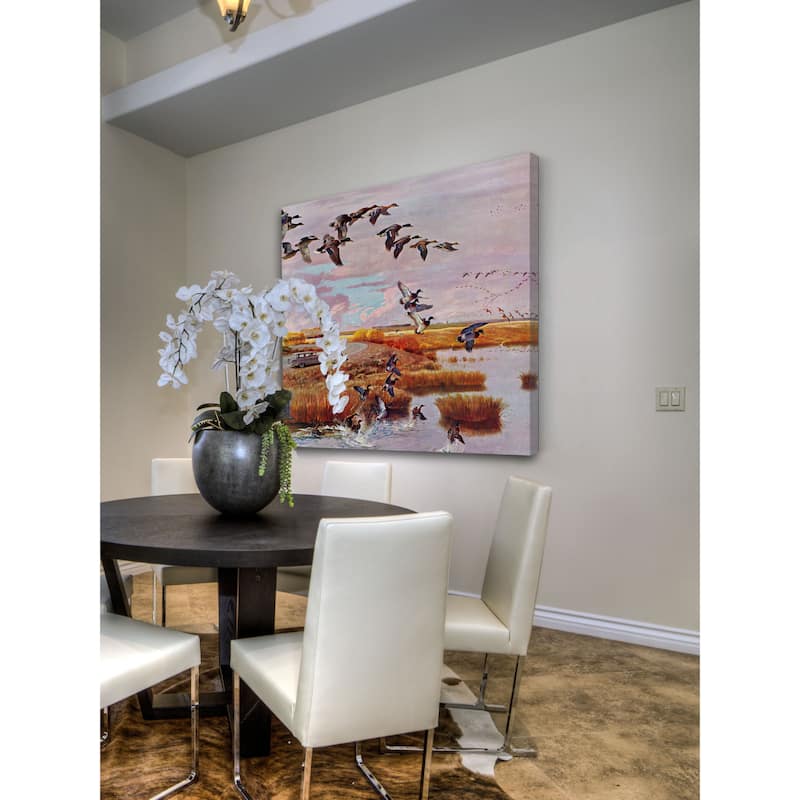 Marmont Hill - South for the Winter by John Clymer Painting Print on Canvas - Multi-Color