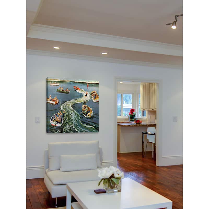 Marmont Hill - Making a Wake by Ben Kimberly Prins Painting Print on Canvas