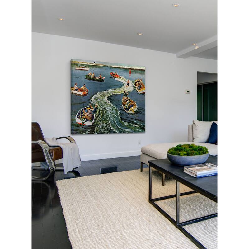 Marmont Hill - Making a Wake by Ben Kimberly Prins Painting Print on Canvas