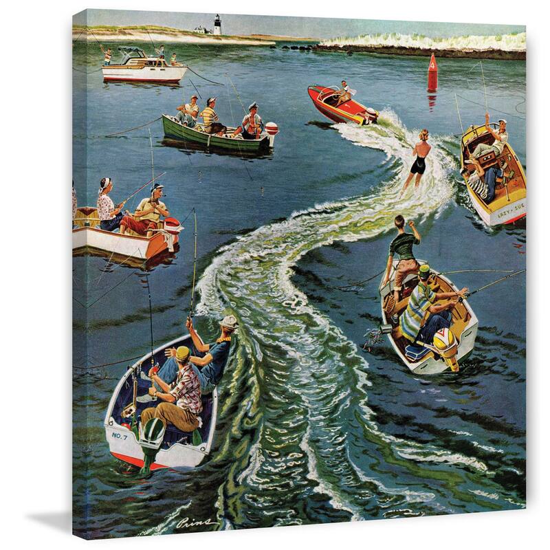 Marmont Hill - Making a Wake by Ben Kimberly Prins Painting Print on Canvas