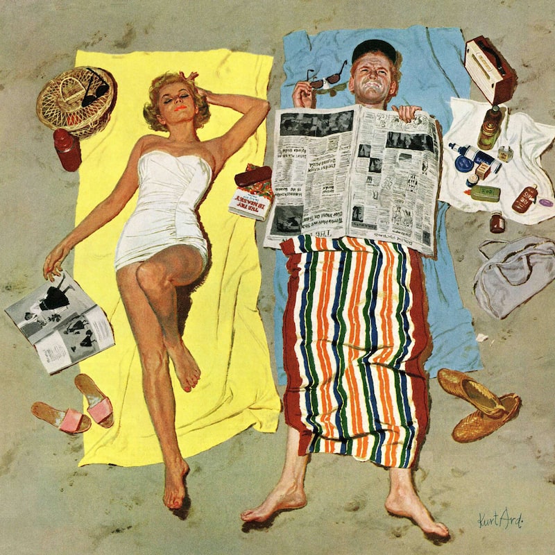 Marmont Hill - Sunscreen by Kurt Ard Painting Print on Canvas - Multi-Color