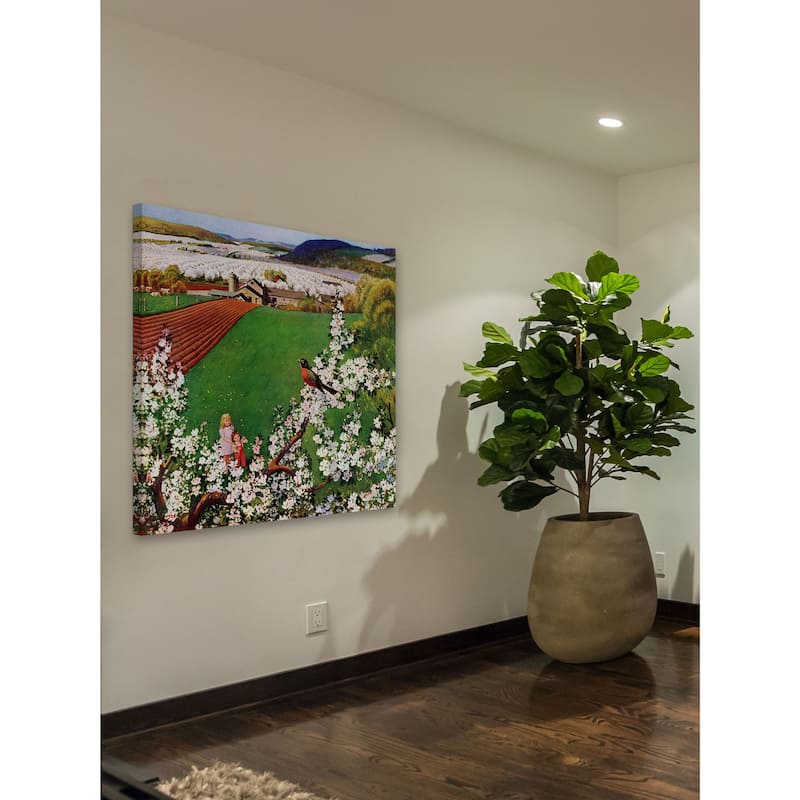 Marmont Hill - Harbinger of Spring by John Clymer Painting Print on Canvas - Multi-Color