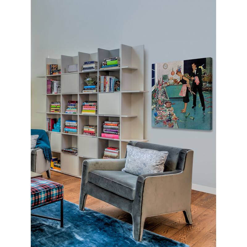 Marmont Hill - After Party Clean-up by Ben Kimberly Prins Painting Print on Canvas - Multi-Color